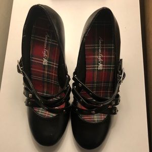 Black Heels with Straps